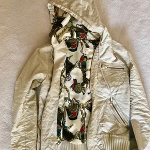 Lauren Moffatt petite white jacket with lining